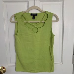 Vintage Green Cut-Out Tank